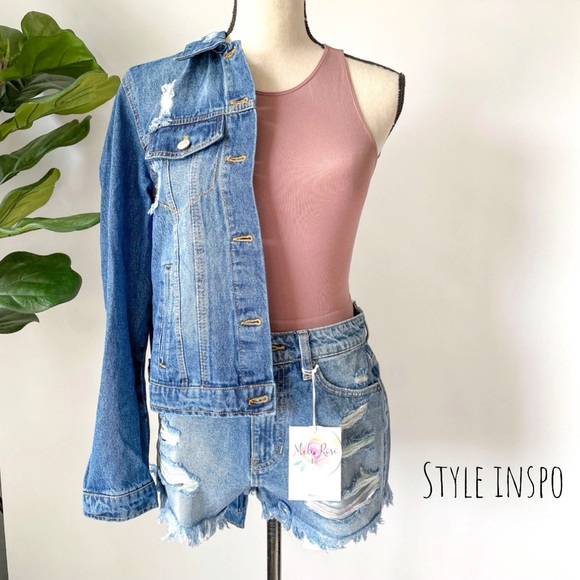 New• Seamless Rib Hi Neck Tank in Vintage Mauve - Picture 11 of 12